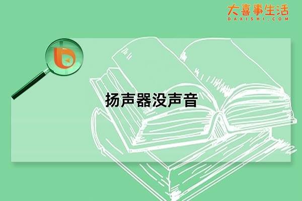 扬声器没声音，扬声器无声四种解决方法简介(步骤十分简单)(电脑耳机有声音,扬声器没声音)